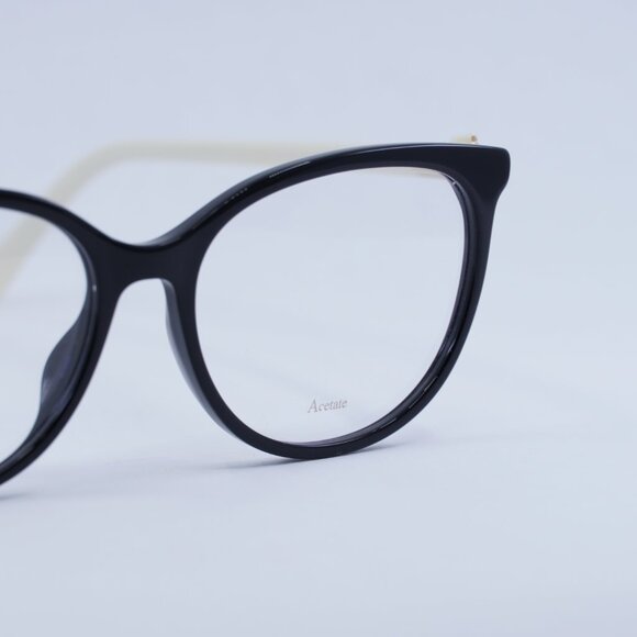 🕶️ New Jimmy Choo JC309 09HT 00 Eyeglasses - Black/White Frame 53mm - Picture 5 of 11